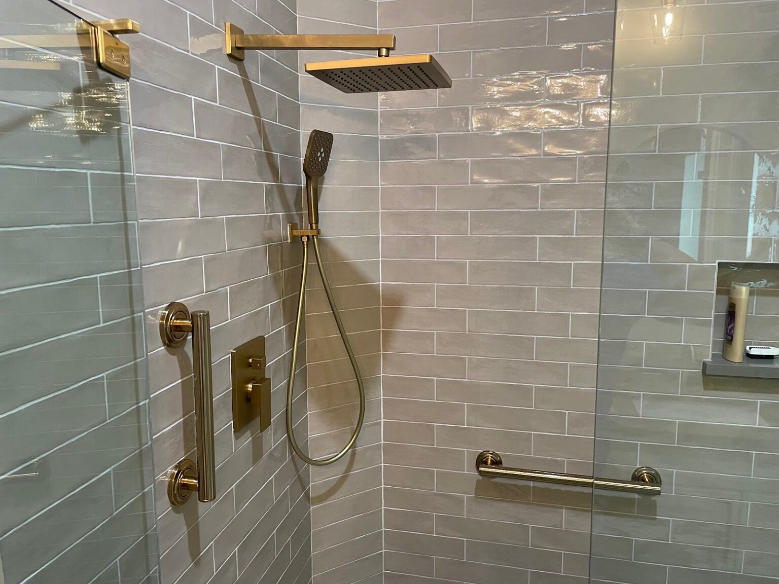 Shower grab bars